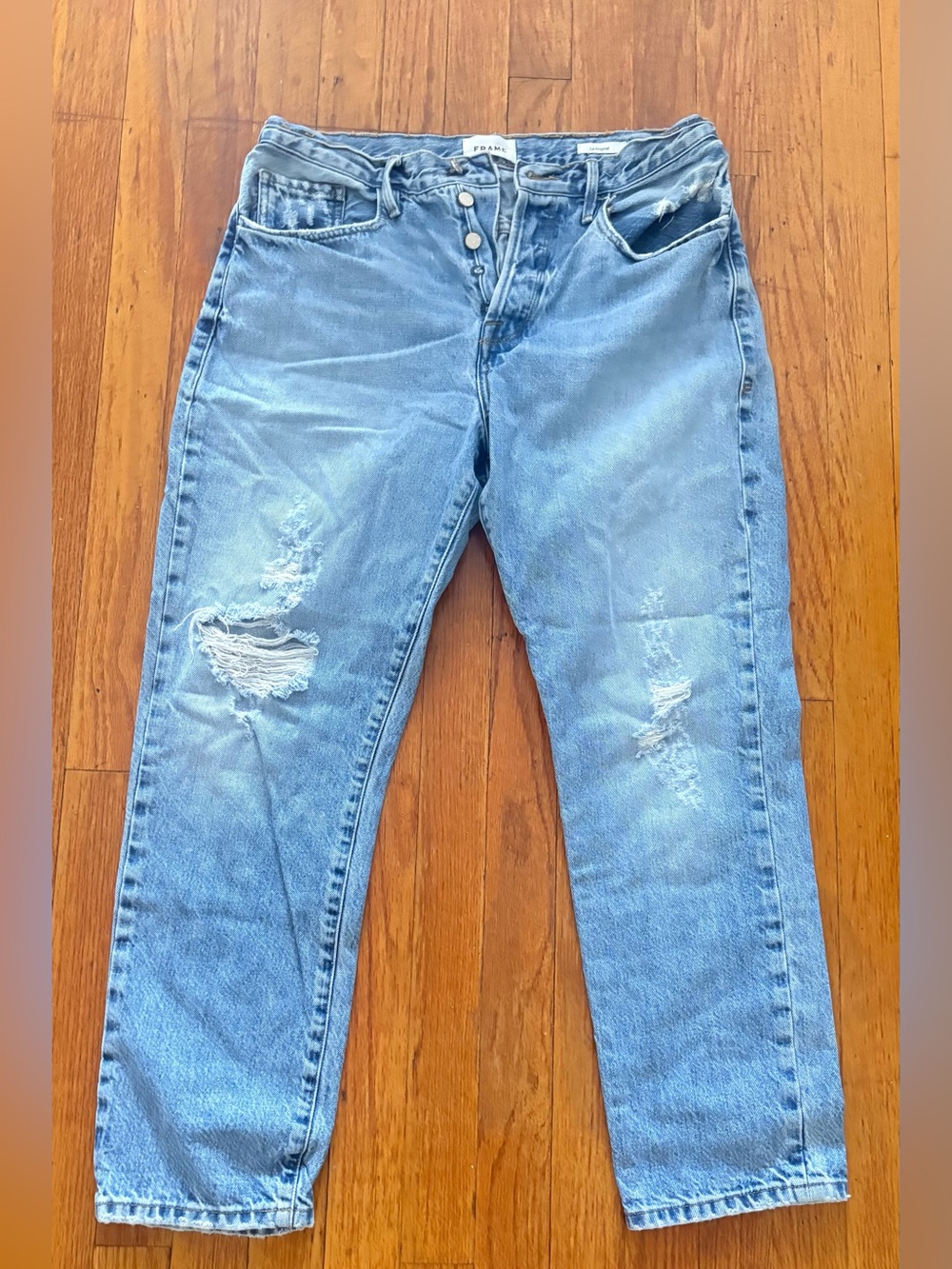 Frame Denim Light Blue Relaxed Men’s Jeans
